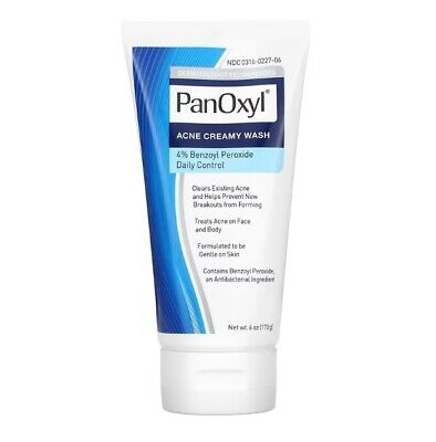 Panoxyl Acne Creamy Wash Benzoyl Peroxide 4% 170g